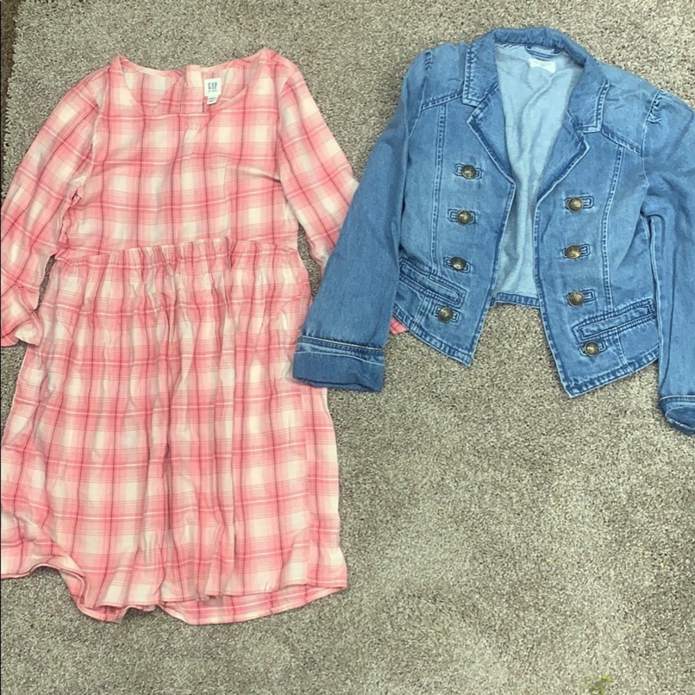 Little girl dress and jacket